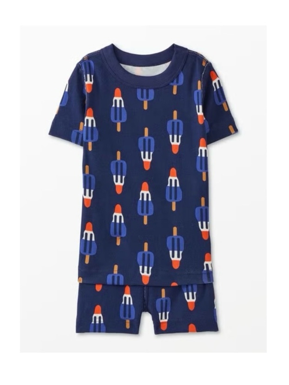 Hanna Andersson Rocket Pops Summer Pajamas, Sz 4